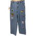 SEQUENZ WAPPEN EMB LOOSE DENIM CARGO PANTS メンズ M