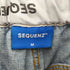 SEQUENZ WAPPEN EMB LOOSE DENIM CARGO PANTS メンズ M