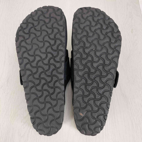 ビルケンシュトック BIRKENSTOCK NAGOYA 1020413 デザートバックブラック ヌバックレザー クロッグサンダル メンズ EUR:43