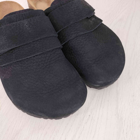 ビルケンシュトック BIRKENSTOCK NAGOYA 1020413 デザートバックブラック ヌバックレザー クロッグサンダル メンズ EUR:43