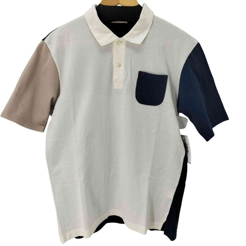 パパス papas 切替スリーブ 半袖ポロシャツ メンズ JPN:M