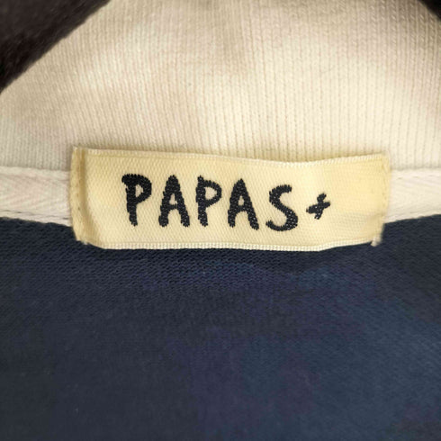 パパス papas 切替スリーブ 半袖ポロシャツ メンズ JPN:M