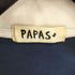 パパス papas 切替スリーブ 半袖ポロシャツ メンズ JPN:M