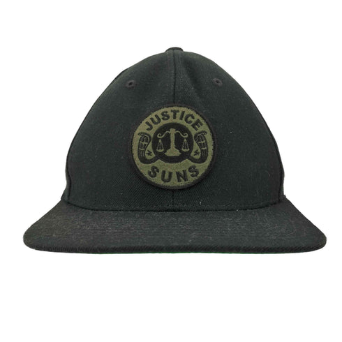 ANDSUNS JUSTICE SUNS ロゴパッチ 6パネルキャップ メンズ