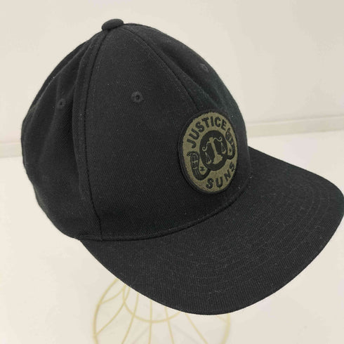 ANDSUNS JUSTICE SUNS ロゴパッチ 6パネルキャップ メンズ
