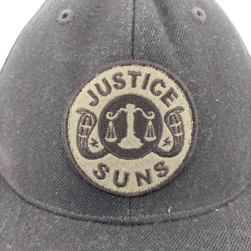 ANDSUNS JUSTICE SUNS ロゴパッチ 6パネルキャップ メンズ