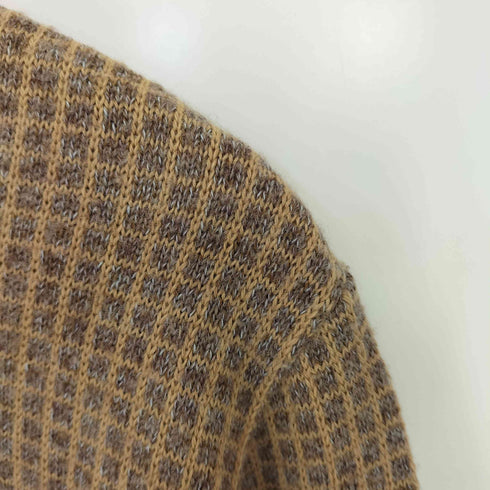 Les Tricots Gordon CLUB イタリア製 チェック ウールアクリルニット レディース