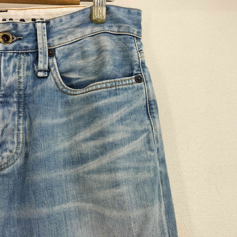 デンハム DENHAM DRILL REGULAR FIT ボタンフライ ストレートデニムパンツ メンズ