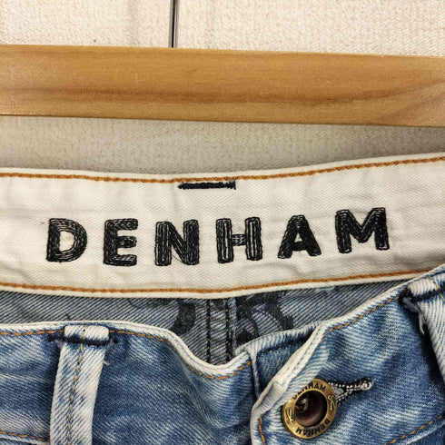 デンハム DENHAM DRILL REGULAR FIT ボタンフライ ストレートデニムパンツ メンズ