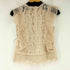ザラ ZARA シアーカットワークトップス レディース import:S
