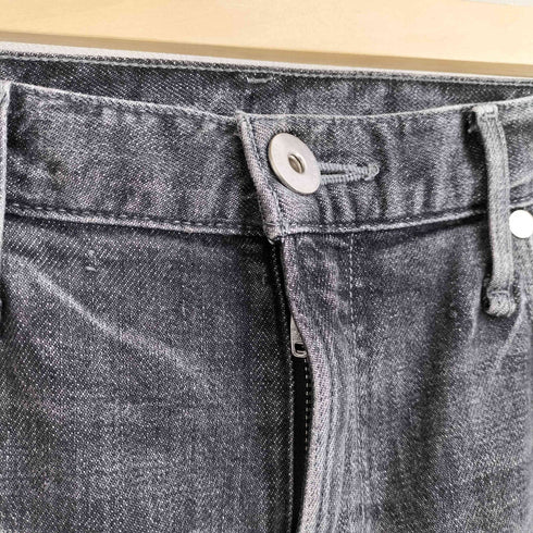 アッパーハイツ upper hights THE STELLA ステラ ダメージ加工 ストレッチ スキニーブラック デニム パンツ レディース 25