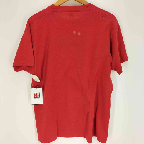80-90S USA製 SCREEN STARS ボディ History 大陸 プリント Tシャツ 袖シングルステッチ メンズ import:L