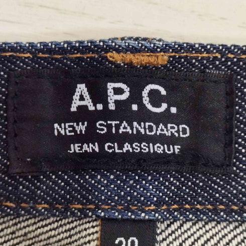 アーペーセー A.P.C. NEW STANDARD JEAN CLASSIQUE 赤耳 ボタンフライ ストレートデニムパンツ メンズ 30