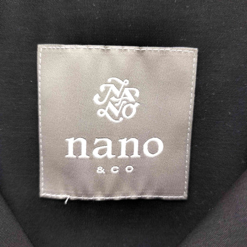 ナノアンドコー NANO&CO 18SS 開襟 オープンカラー ポリ S/S シャツ メンズ JPN:L