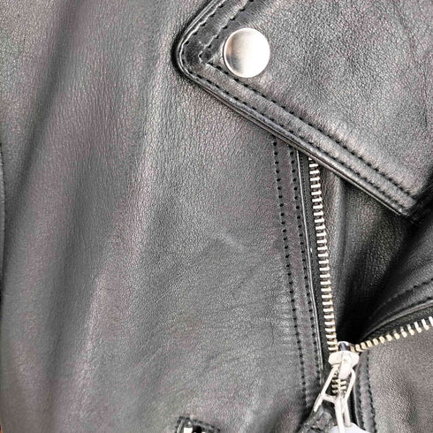 メゾンスペシャル MAISON SPECIAL Leather Riders Jacket レザーライダースジャケット レディース 36