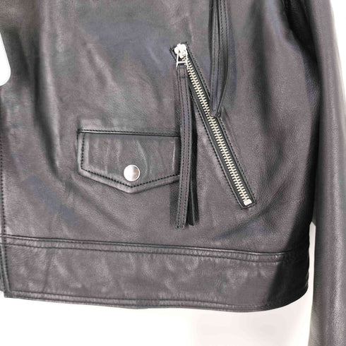 メゾンスペシャル MAISON SPECIAL Leather Riders Jacket レザーライダースジャケット レディース 36