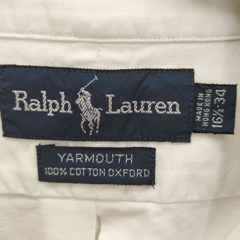 ラルフローレン RALPH LAUREN YARMOUTH ポニー 刺繍 B.D L/S オックスフォード シャツ メンズ 16 1/2
