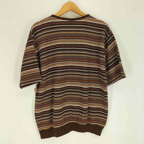 ぺニーズタウンクラフト PENNEYS TOWNCRAFT 60S Plus ボーダー アクリル ニット カットソー Tシャツ メンズ import:L