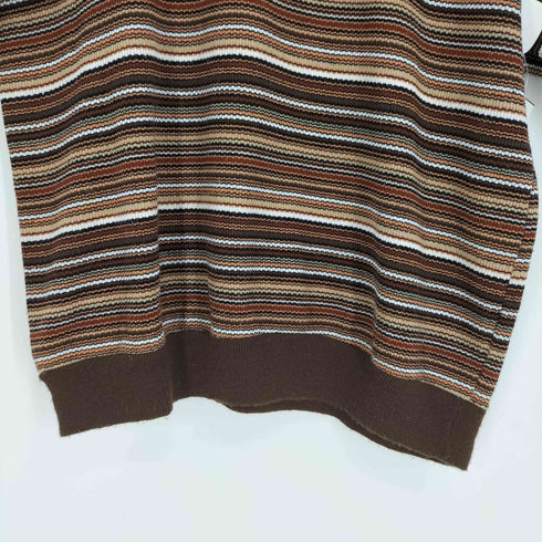 ぺニーズタウンクラフト PENNEYS TOWNCRAFT 60S Plus ボーダー アクリル ニット カットソー Tシャツ メンズ import:L