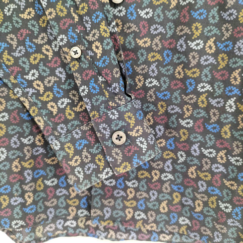 ピーエスポールスミス PS Paul Smith ペイズリー柄 L/S シャツ メンズ import:M