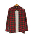 シークエル SEQUEL LINE CHECK SHIRT ライン チェックシャツ メンズ JPN:M