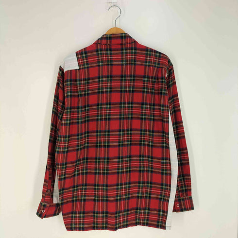 シークエル SEQUEL LINE CHECK SHIRT ライン チェックシャツ メンズ JPN:M