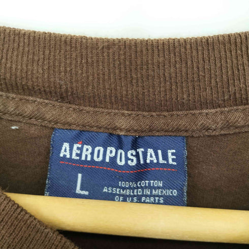 エアロポステール AEROPOSTALE 90S フロントプリント Tシャツ メンズ import:L