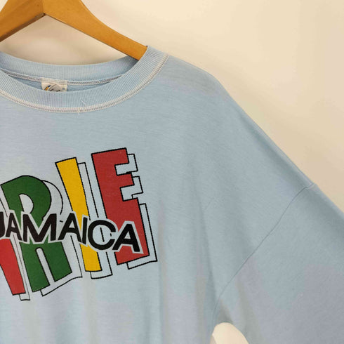 Sun Island JAMAICA フロッキープリント スウェット メンズ import:L