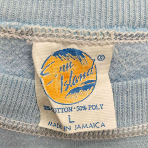 Sun Island JAMAICA フロッキープリント スウェット メンズ import:L