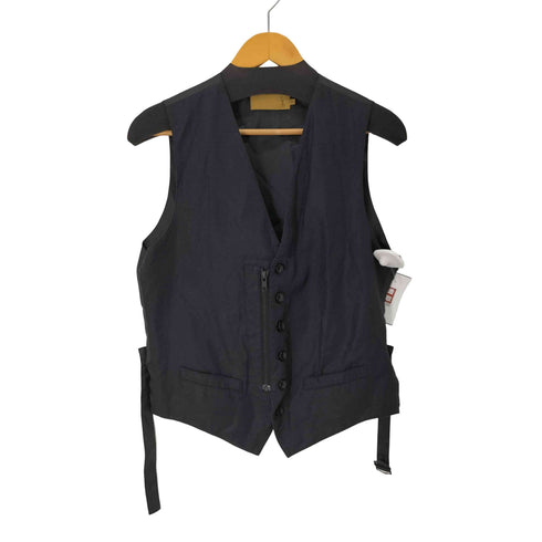 カルバンクライン CALVIN KLEIN CK39 6ボタン フロントベルトジレ メンズ M