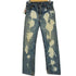 リーバイス Levis 80S 501 ボタン裏 524 刻印 ブリーチ 加工 ボタンフライ デニム パンツ 1987年製 メンズ W:30 L:34