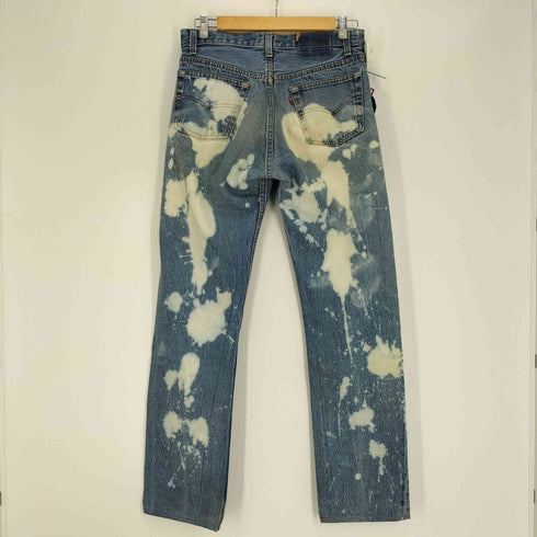 リーバイス Levis 80S 501 ボタン裏 524 刻印 ブリーチ 加工 ボタンフライ デニム パンツ 1987年製 メンズ W:30 L:34