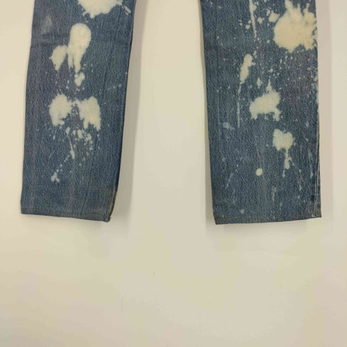 リーバイス Levis 80S 501 ボタン裏 524 刻印 ブリーチ 加工 ボタンフライ デニム パンツ 1987年製 メンズ W:30 L:34