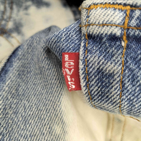 リーバイス Levis 80S 501 ボタン裏 524 刻印 ブリーチ 加工 ボタンフライ デニム パンツ 1987年製 メンズ W:30 L:34