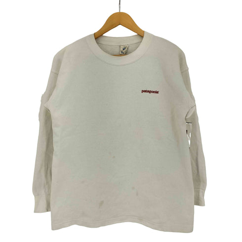 パタゴニア patagonia 90s USA製 Beneficial T's バックプリント クルーネックスウェット メンズ import:S