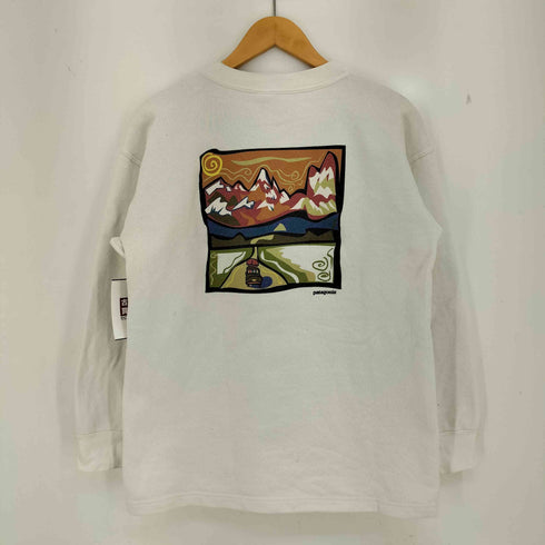 パタゴニア patagonia 90s USA製 Beneficial T's バックプリント クルーネックスウェット メンズ import:S