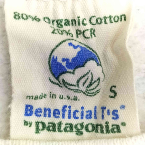 パタゴニア patagonia 90s USA製 Beneficial T's バックプリント クルーネックスウェット メンズ import:S
