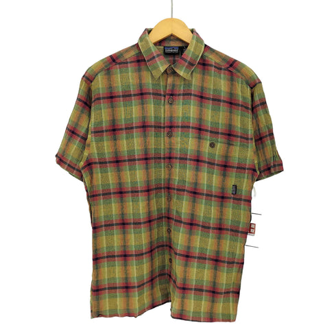 パタゴニア patagonia 99年製 A/C Yarn-Dye Shirt 半袖 チェックシャツ メンズ import:S