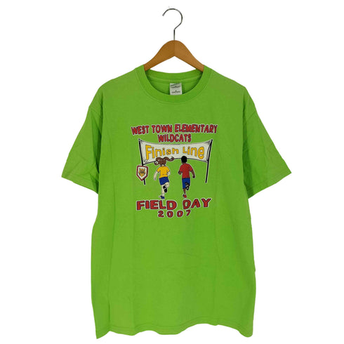 ギルダン GILDAN FIELD DAY 2007 フロントプリント Tシャツ メンズ import:M
