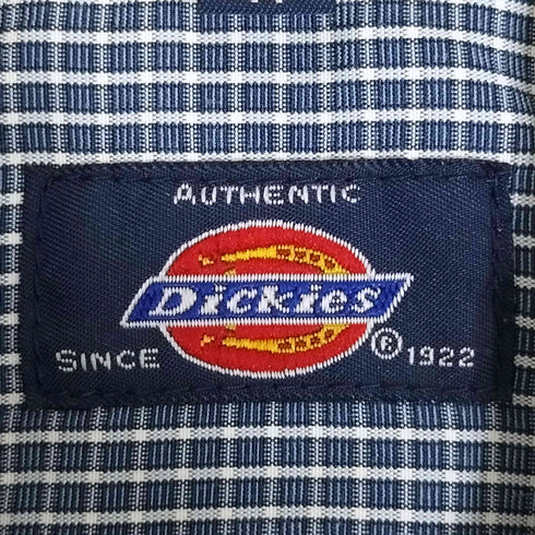 ディッキーズ Dickies チェック柄 オープンカラー ショートスリーブ シャツ メンズ import:M