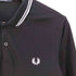 フレッドペリー FRED PERRY ロゴ刺繍 鹿の子 ロングスリーブ ポロシャツ メンズ import:L