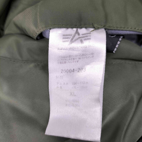 アルファインダストリーズ ALPHA INDUSTRIES MA-1 フライトリバーシブルジャケット メンズ import:XL