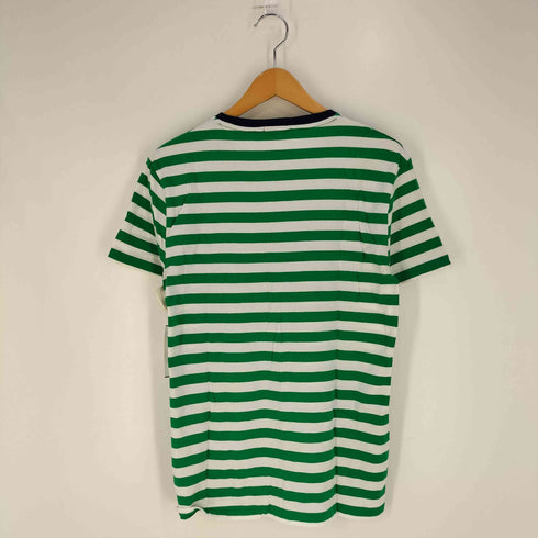 ポロラルフローレン POLO RALPH LAUREN CUSTOM SLIM FIT カスタム スリム フィット ポニー刺繍 ボーダー ポケット Tシャツ メンズ import:S