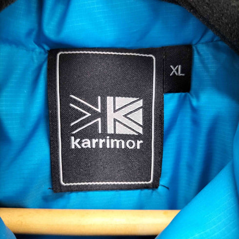 カリマー Karrimor ロゴ刺繍ダウンベスト メンズ XL