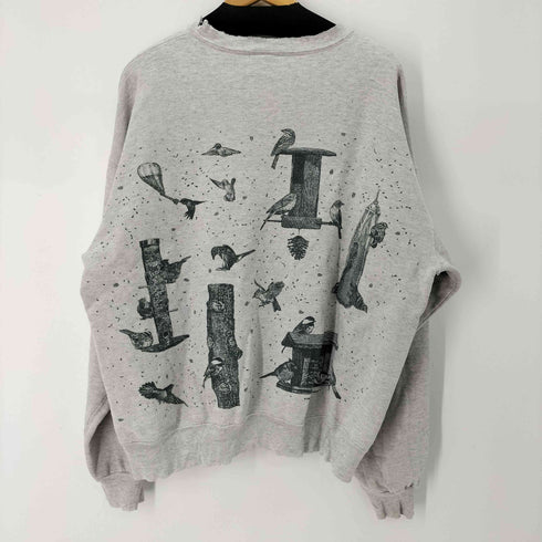 relevant products 90s USA製 両面プリント グラフィックデザインスウェットプルオーバー メンズ import:XL