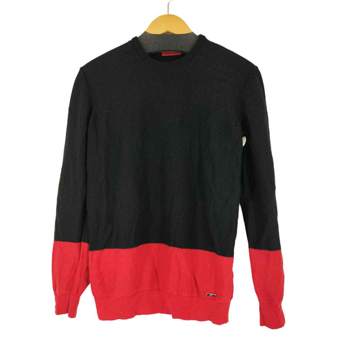 ヒューゴボス HUGO BOSS バイカラーニット メンズ