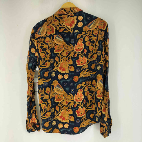 ザラマン ZARA MAN L/S 総柄 レーヨンシャツ メンズ US M
