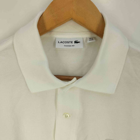 ラコステ LACOSTE ロゴワッペン 鹿の子 ポロシャツ メンズ import:M