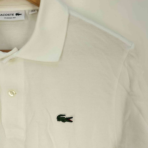 ラコステ LACOSTE ロゴワッペン 鹿の子 ポロシャツ メンズ import:M