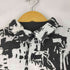 ザラ ZARA 総柄 L/S リネンシャツ レディース import:S